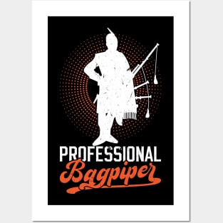 Professional Bagpiper Posters and Art